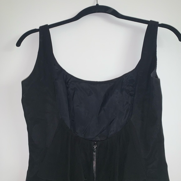 VINTAGE* Goregeous black silk wiggle dress - Picture 3 of 7